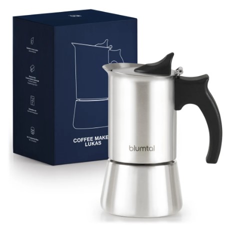 Blumtal Moka Pot stainless steel 4cups