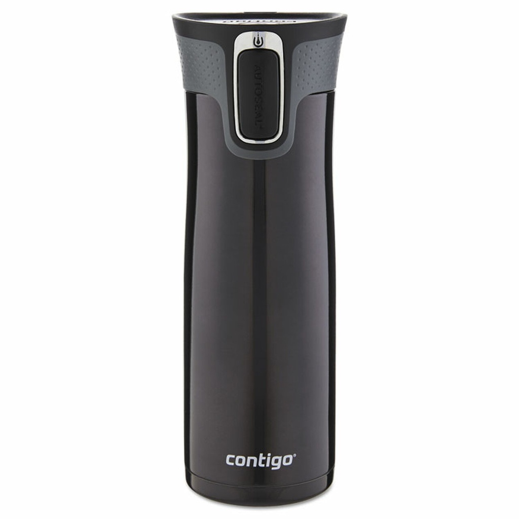 Contigo Autoseal West Loop Vacuum-Insulated Stainless Steel Travel Mug Black 420ml