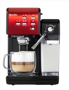 Expresso Breville Prima Latte II VCF109X01 1450 W Rouge