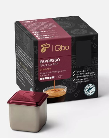 Tchibo Qbo Espresso Apaneca Ana, 8 capsules, intensity 5/10