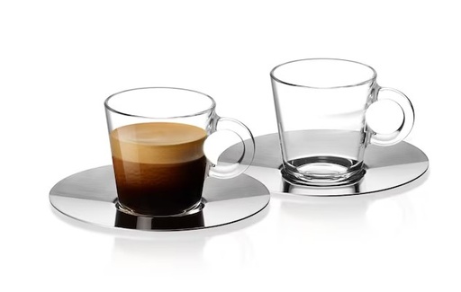 Nespresso View Collection 1 Espresso Cup & 1 Stainless Steel Saucer