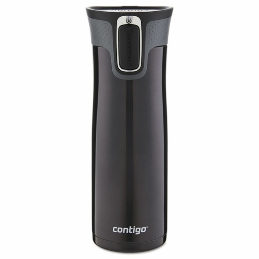 Contigo Autoseal West Loop Vacuum-Insulated Stainless Steel Travel Mug Black 420ml