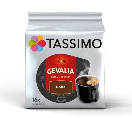 TASSIMO coffee Capsules Gevalia Americano Dark Roast - 16 Capsules