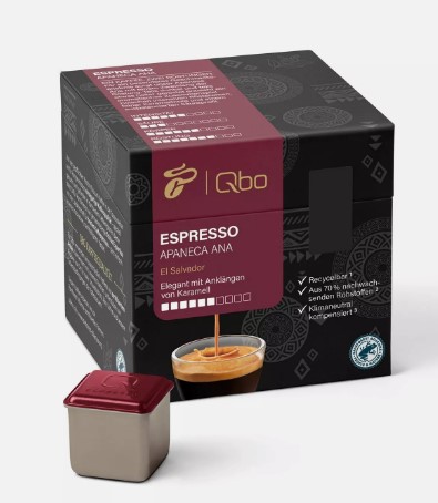Tchibo Qbo Espresso Apaneca Ana, 27 capsules, intensity 5/10