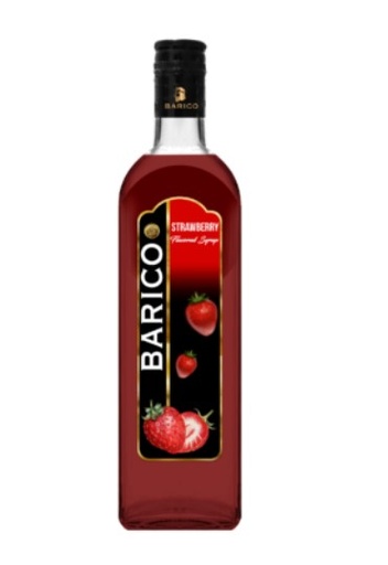 Barico Strawberry Flavored Syrup-1L