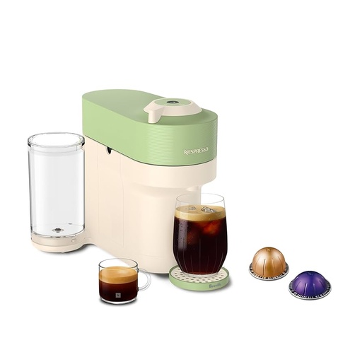 Nespresso Vertuo Pop Coffee Machine+ Summer Limited Edition by Breville, Pistachio