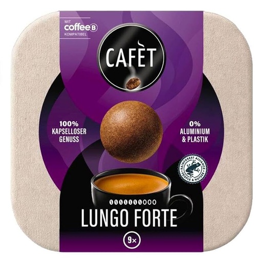 Cafet Lungo Forte for CoffeeB 9 Coffee Balls